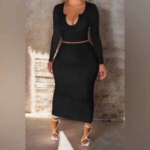 Elegant Black Women's Set